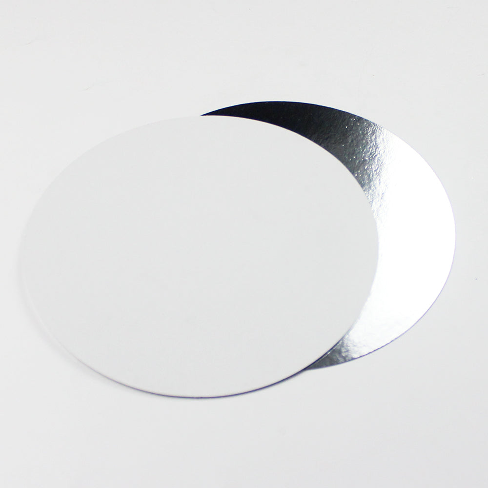 Disposable 9-Inch Round Foil-Laminated Board Lid (Light Duty) - 500 Pieces per Case