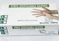 Disposable Clear Vinyl Gloves, 4mil Thickness - 100 Pieces per Box